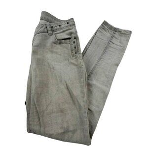 Mossimo Skinny Jeans Womens Size 11 Mid Rise Gray Denim Pants Juniors